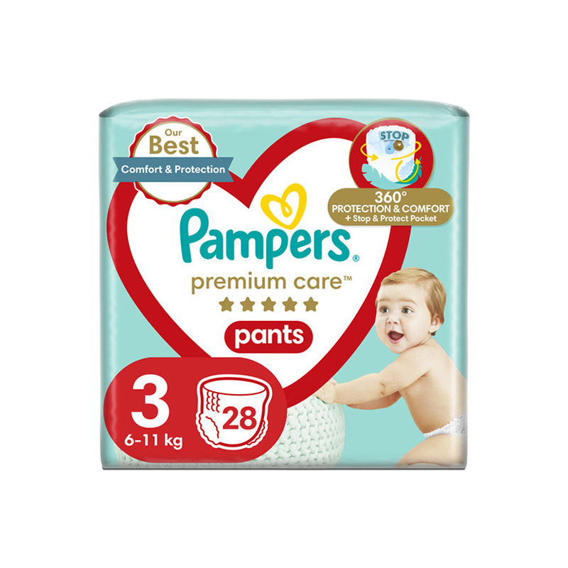 Püksmähkmed PAMPERS Premium Care S3 28tk