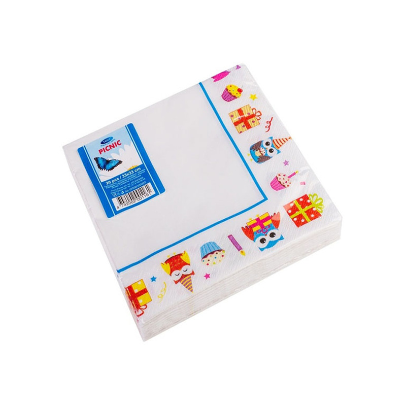 Salvrätikud 33x33cm “Õhupallid”, 20 tk