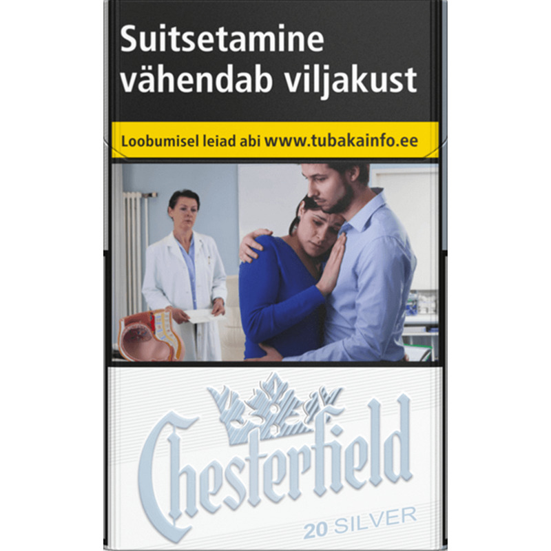 CHESTERFIELD sigaretid Silver 10pk
