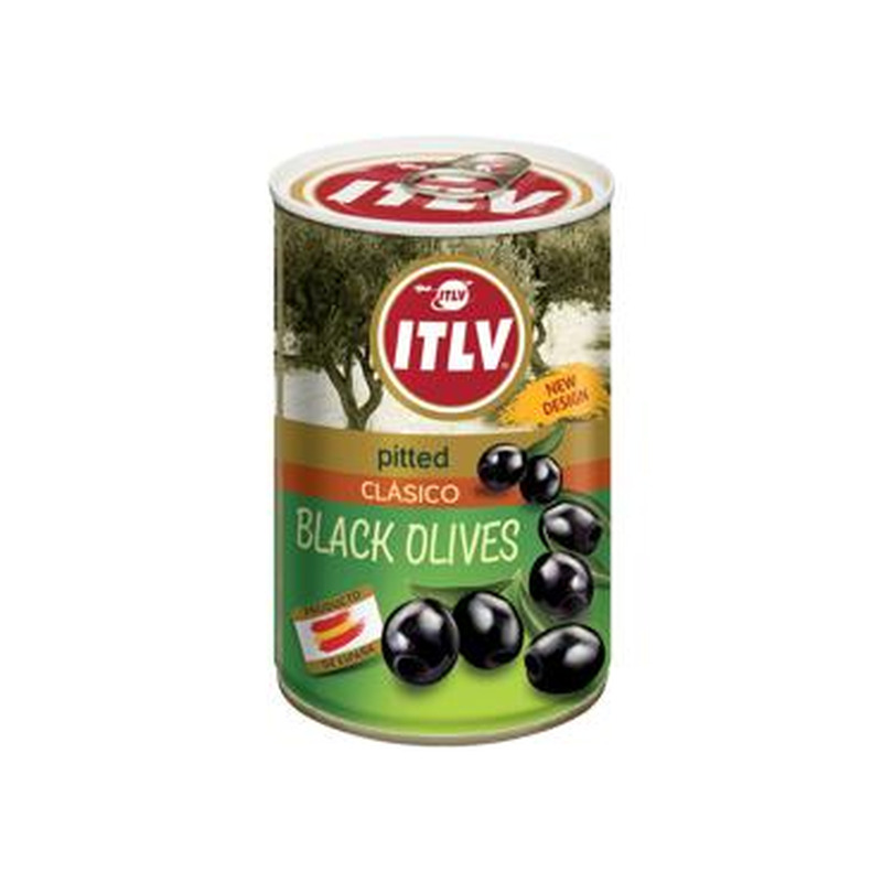 Mustad oliivid kivideta ITLV 280g