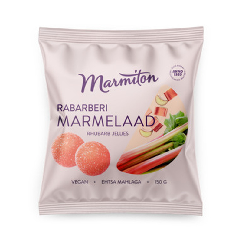 MARMITON Marmelaad rabarberimaitseline 150g vegan