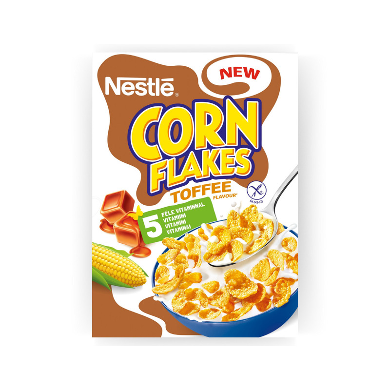 KAST 14 tk! Nestle Corn Flakes Toffee 350g Gluten Free