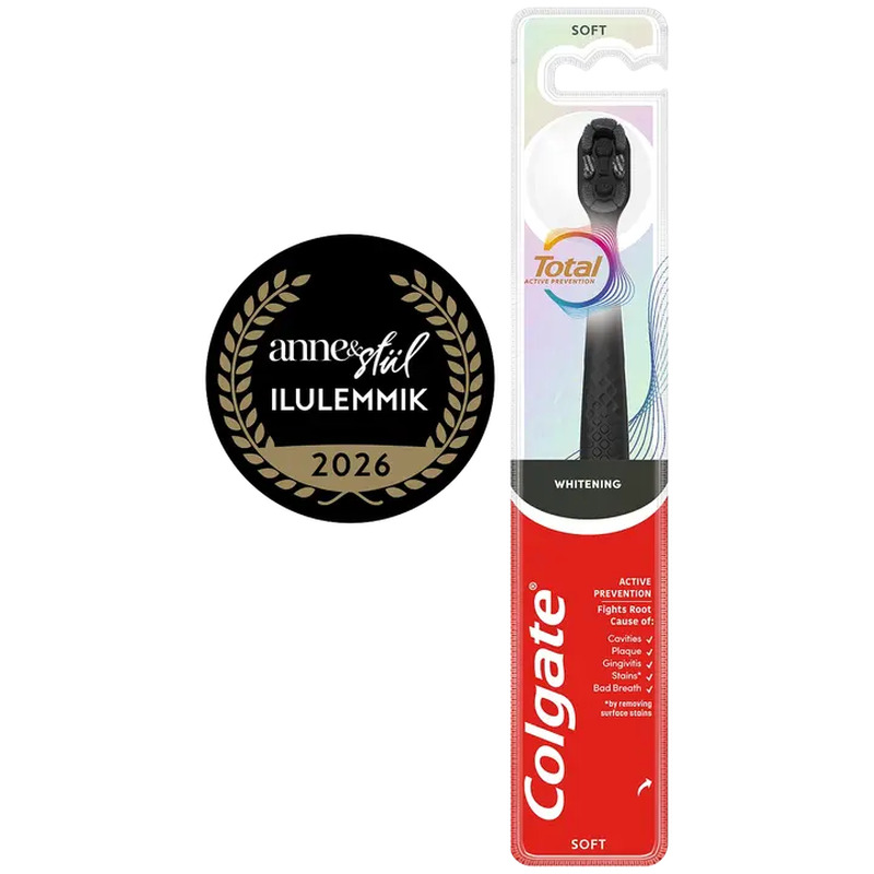 Hambahari Total Whitening Black soft, COLGATE, 1tk