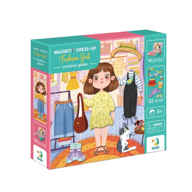 Magnetiline mäng Dress-up Fashion Girl DoDo