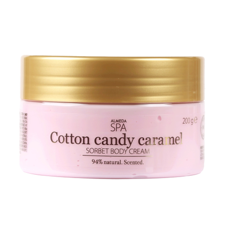 Keha sorbettkreem Cotton Candy caramel Almeda Spa 200g