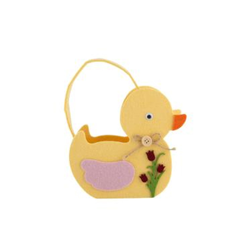 Dekoratiivkorv ELEMENTS vildist, kollane