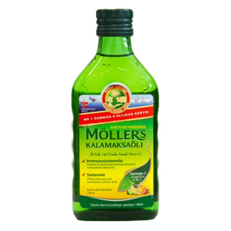 Möllers kalamaksaõli 250ml Tutti-Frutti