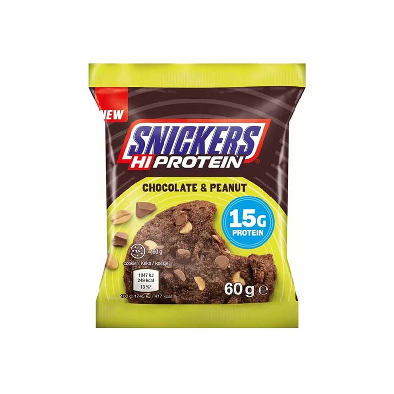 Proteiiniküpsis šokolaadi-maapähkli, SNICKERS, 60 g