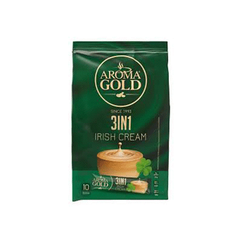 Kohvij. AROMA GOLD IrishCream3in1 10x17g