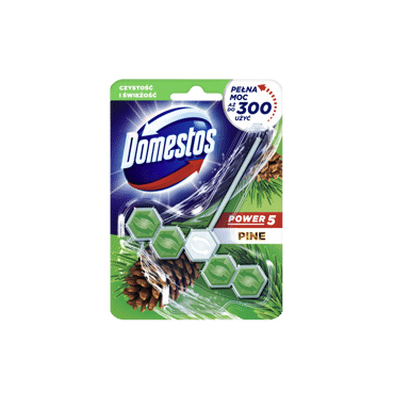 WC-puh. DOMESTOS Power 5 PINE 55g pallid