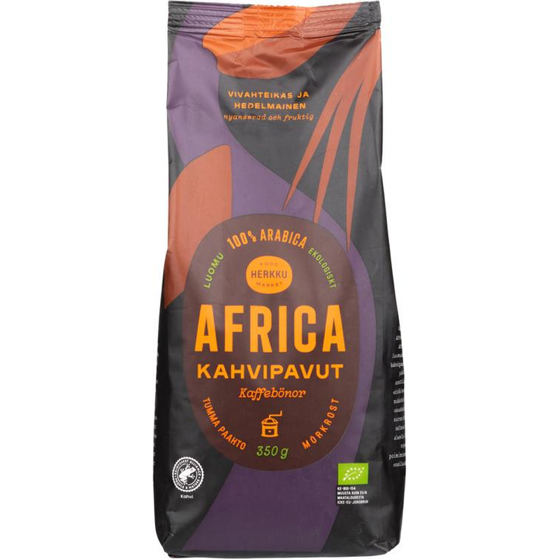 Herkku aafrika tume röst kohvioad 350g