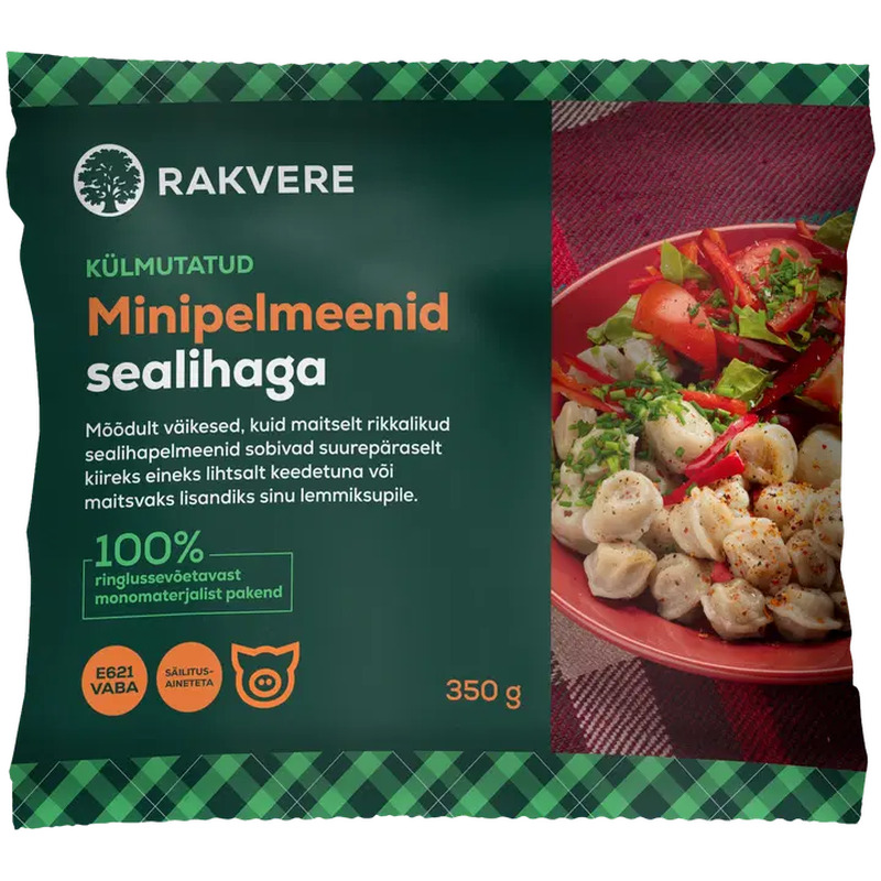 Rakvere Minipelmeenid Sealihaga 350 g