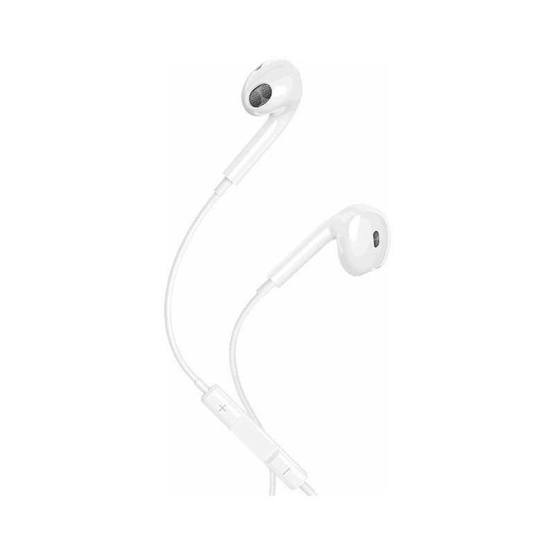 Kõrvaklapid juhtmega USB-C, Maxlife, valge