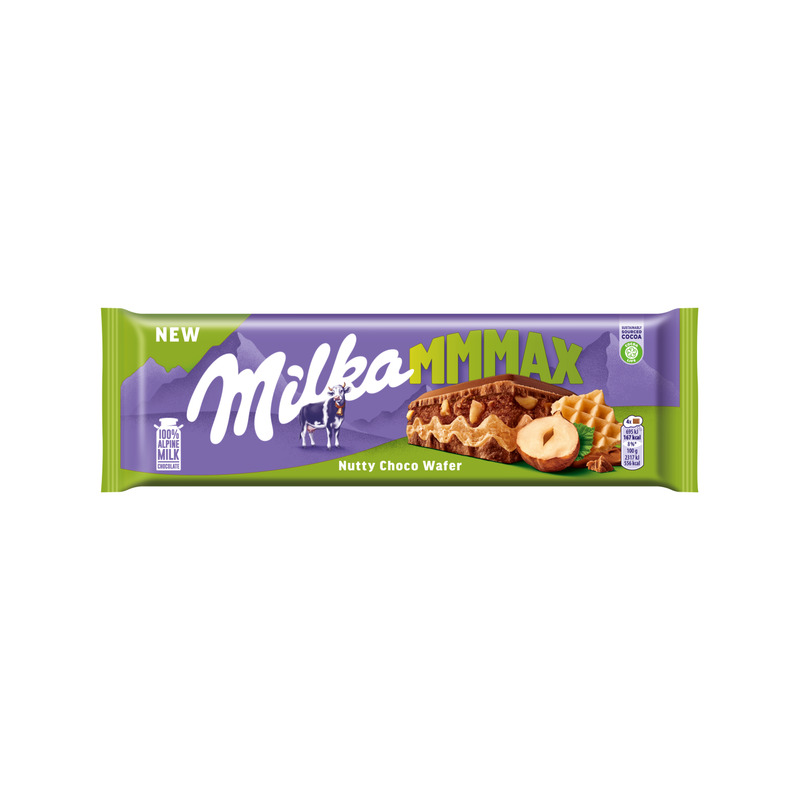 KAST 13 tk! Milka piimašokolaad Nutty wafer 270g