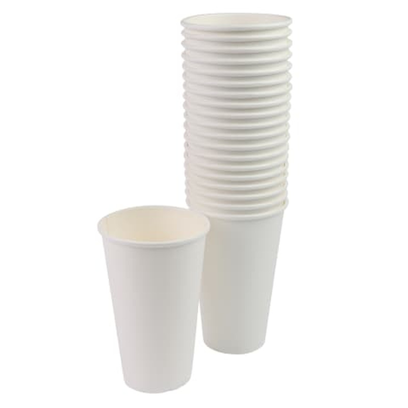 Papptopsid valged Rimi 480ml 20 tk
