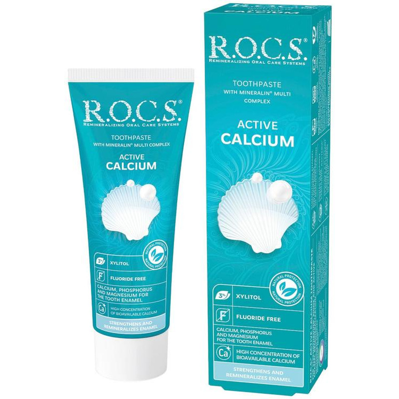 Hambapasta R.O.C.S. Active Calcium 75ml