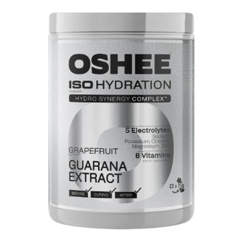 OSHEE Joogipulber Grapefruit + Guarana 550g