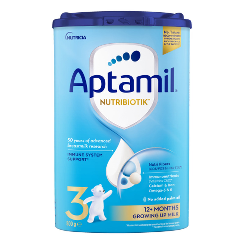 Piimapulber Aptamil 3 al. 12. kuust 800g