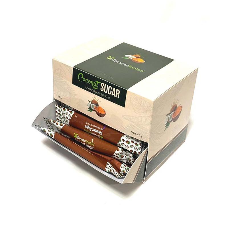 Kookospalmisuhkru stick 50tk, 250g