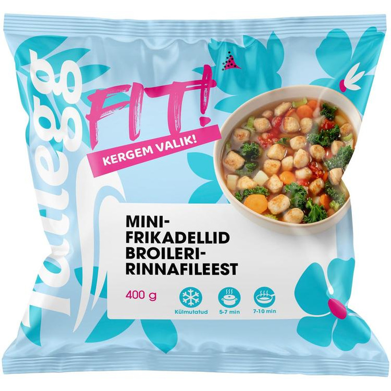 Minifrikadellid broileririnnafileest, TALLEGG, 400 g