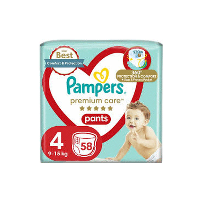 Püksmähkmed PAMPERS PC JPP S4 58tk