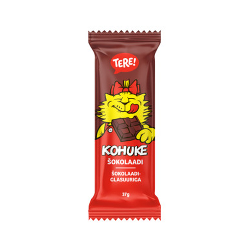 Tere Kohuke Šokolaadi Šokolaadiglasuuriga 37g