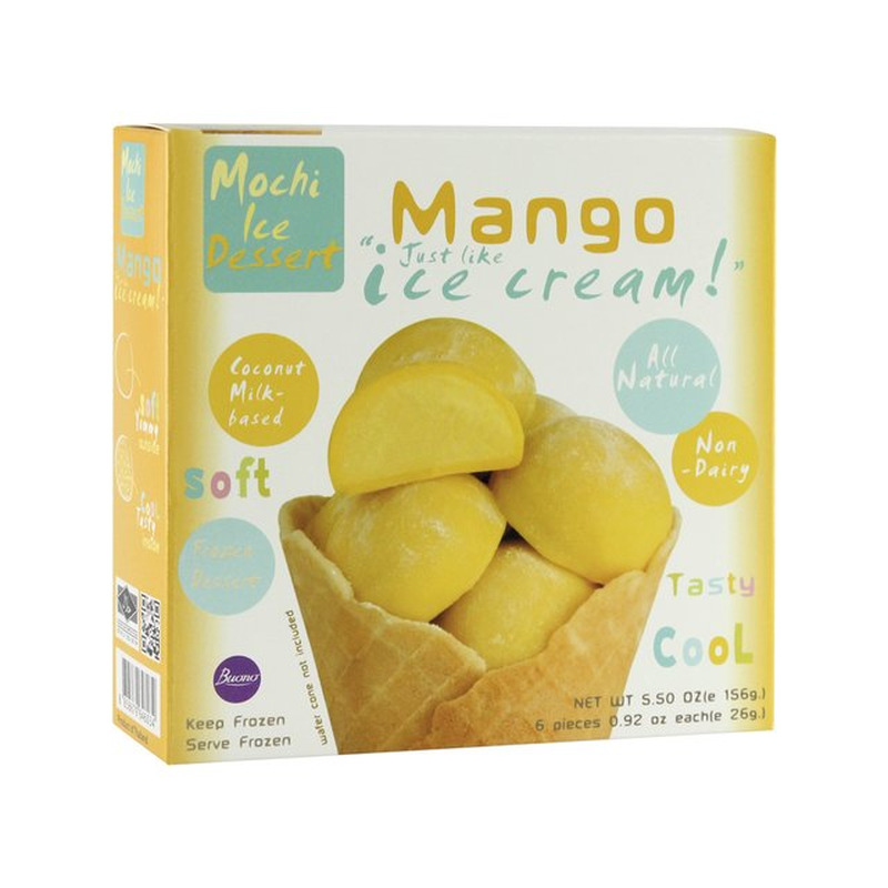 Mochi jäätisepallid mangoga