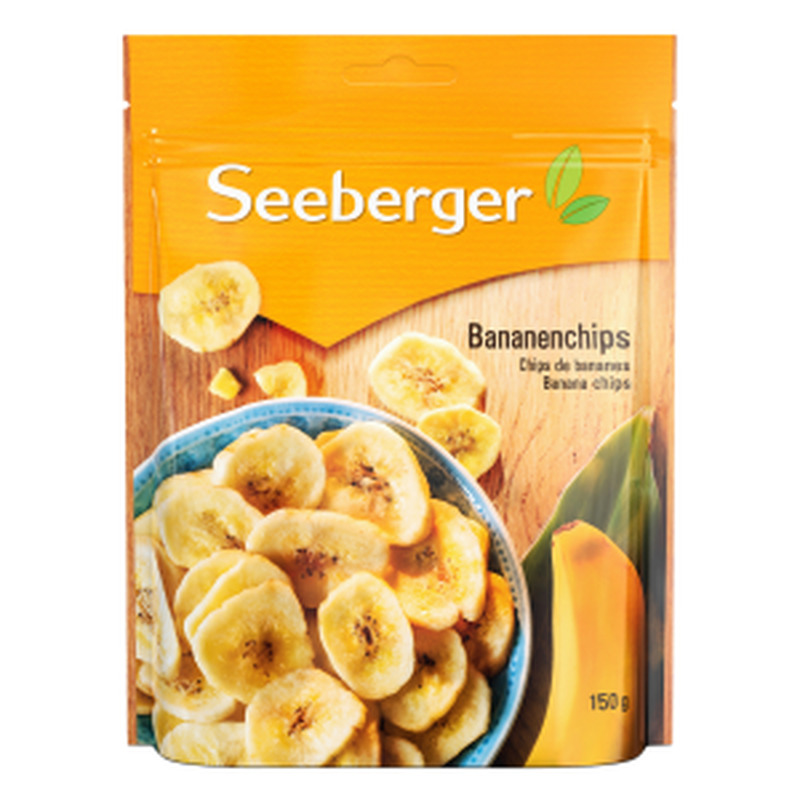 Banaanikrõpsud, SEEBERGER, 150 g