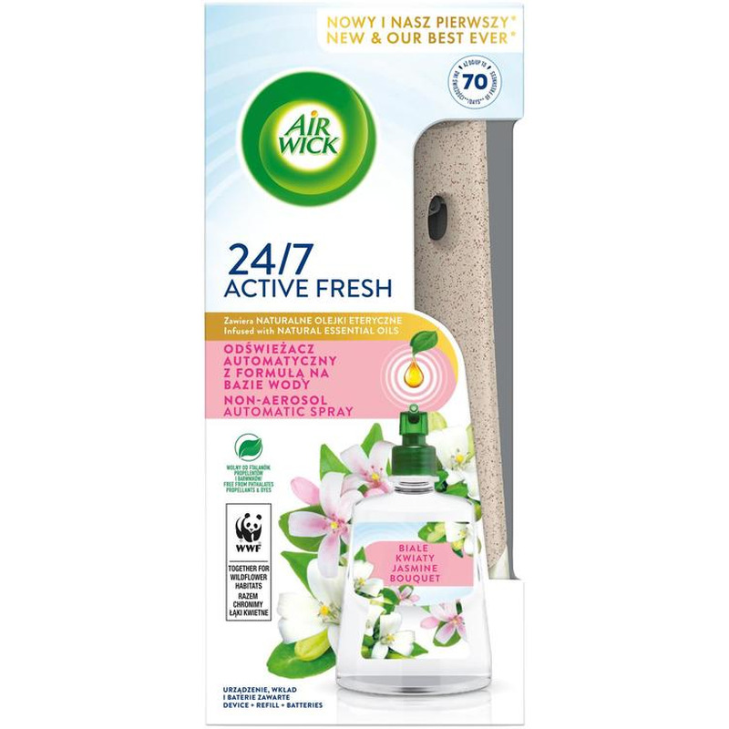 Õhuvärskendaja Active Fresh Jasmine Bouquet, AIR WICK, 1 kmpl