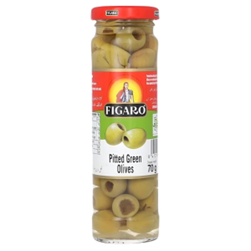 Rohelised oliivid kivideta, FIGARO, 142g