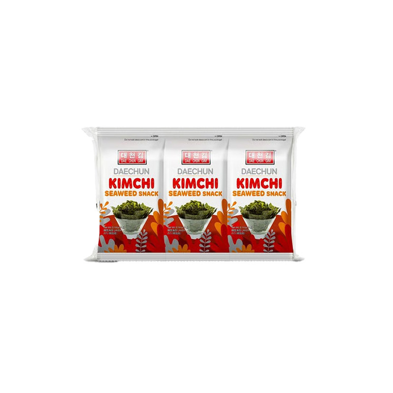 Merevetika snäkk DAECHUN kimchi-maitseline 3-pakk 12g