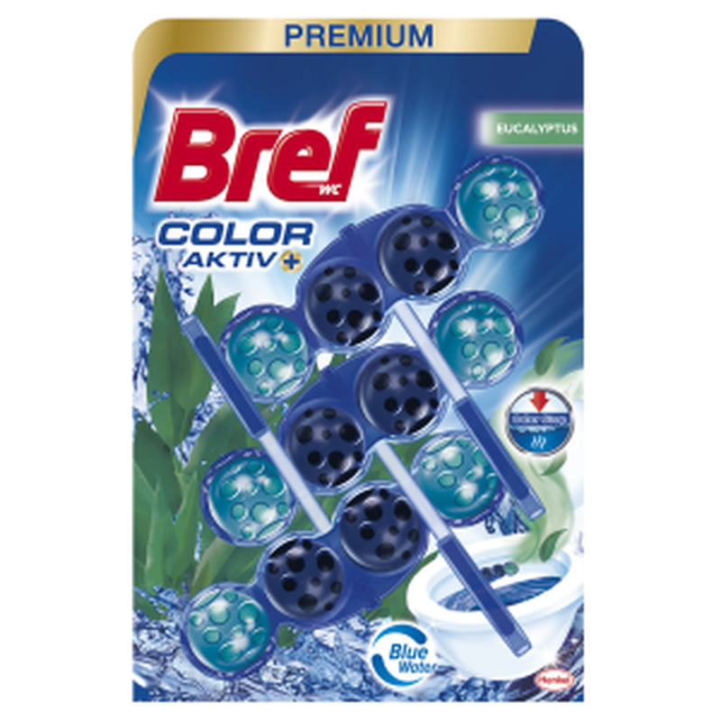 WC-värskendus Power Aktiv Blue Eucalypte, BREF, 3x50 g