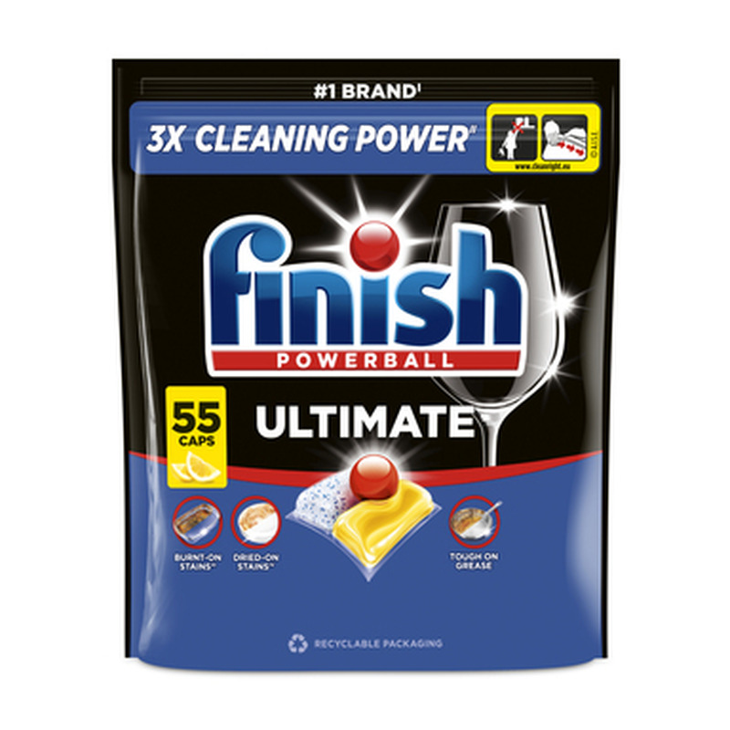 FINISH Ultimate All in1 Nõudepesumasina tabletid Lemon 55tk
