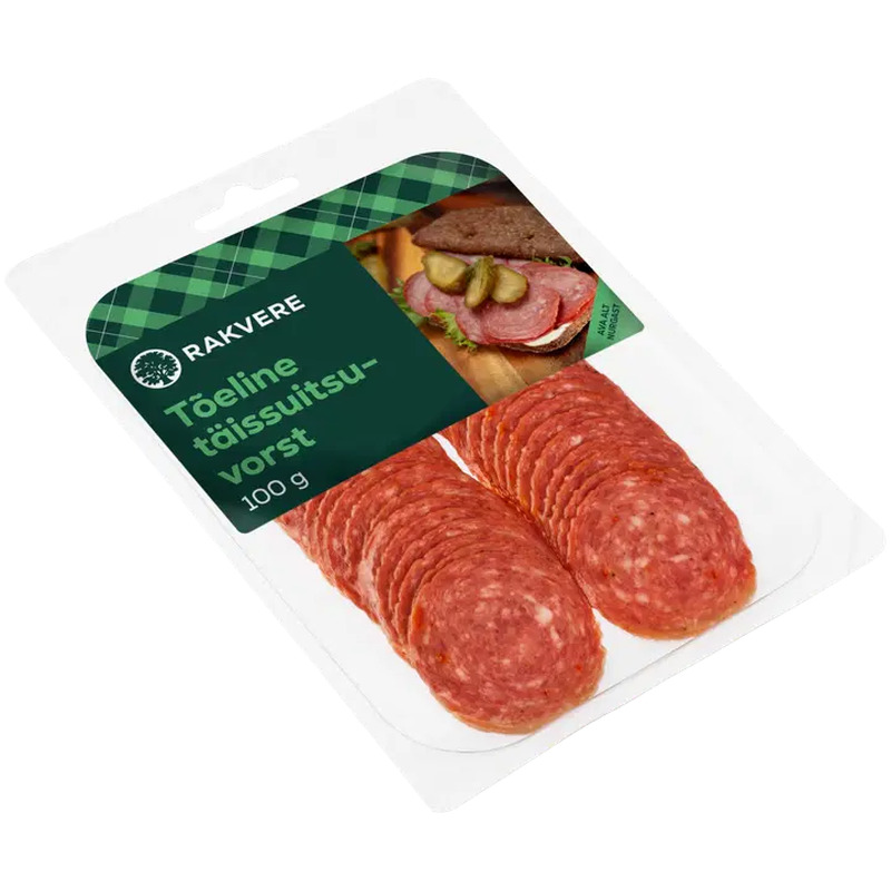 Rakvere Tõeline täissuitsuvorst 100 g