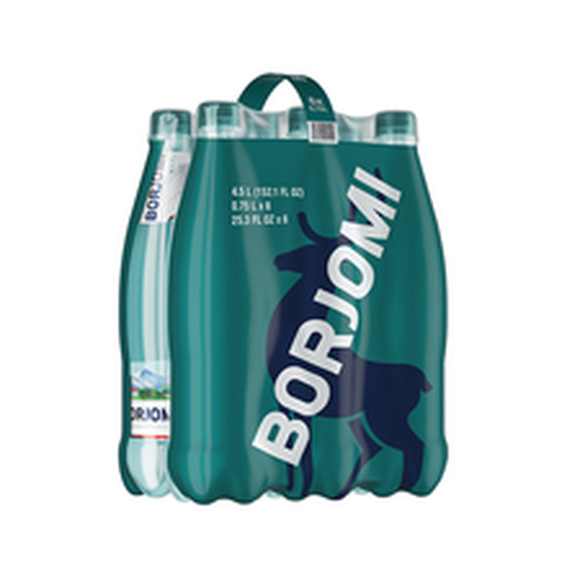 Karboniseeritud vesi 6-pakk, BORJOMI, 6x750 ml