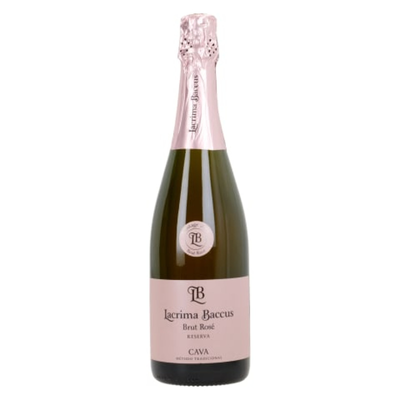 Kaitstud päritolunimetusega kvaliteetvahuvein Cava Lacrima Baccus Rosado Brut Reserva DO Cava 11,5% 0,75l