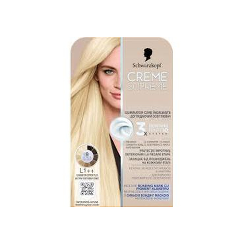 Püsivärv SCHWARZKOPF CREME SUPREME L1++