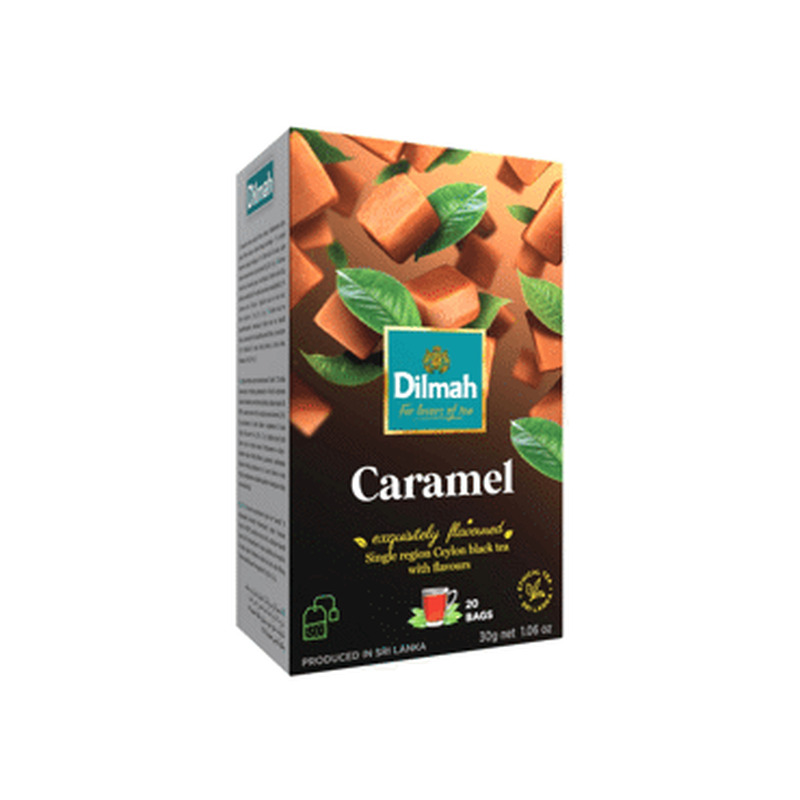 Must tee karamellimaits.DILMAH,20x1,5g