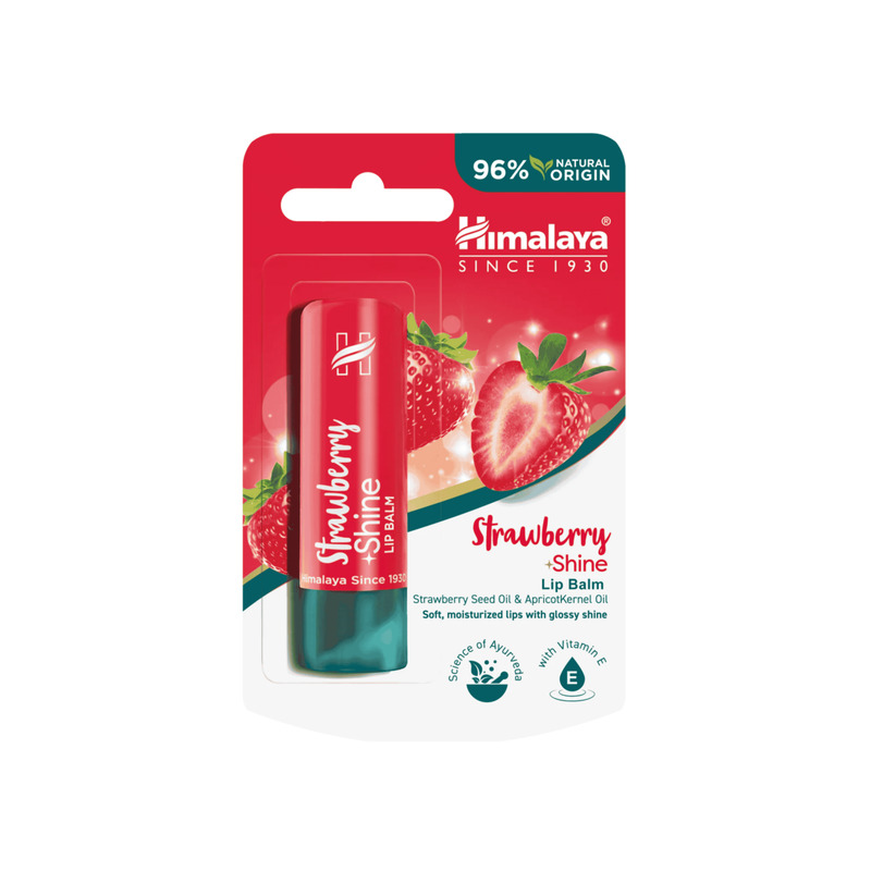KAST 12 tk! Himalaya Shine huulepalsam maasikas 4,5 g