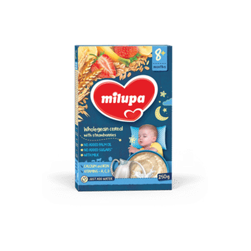 Täisterapuder MILUPA maasikat.250g 8+