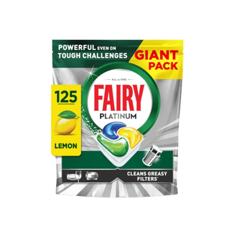 Nõudepes.kap.FAIRY Plat.Lemon, 125tk