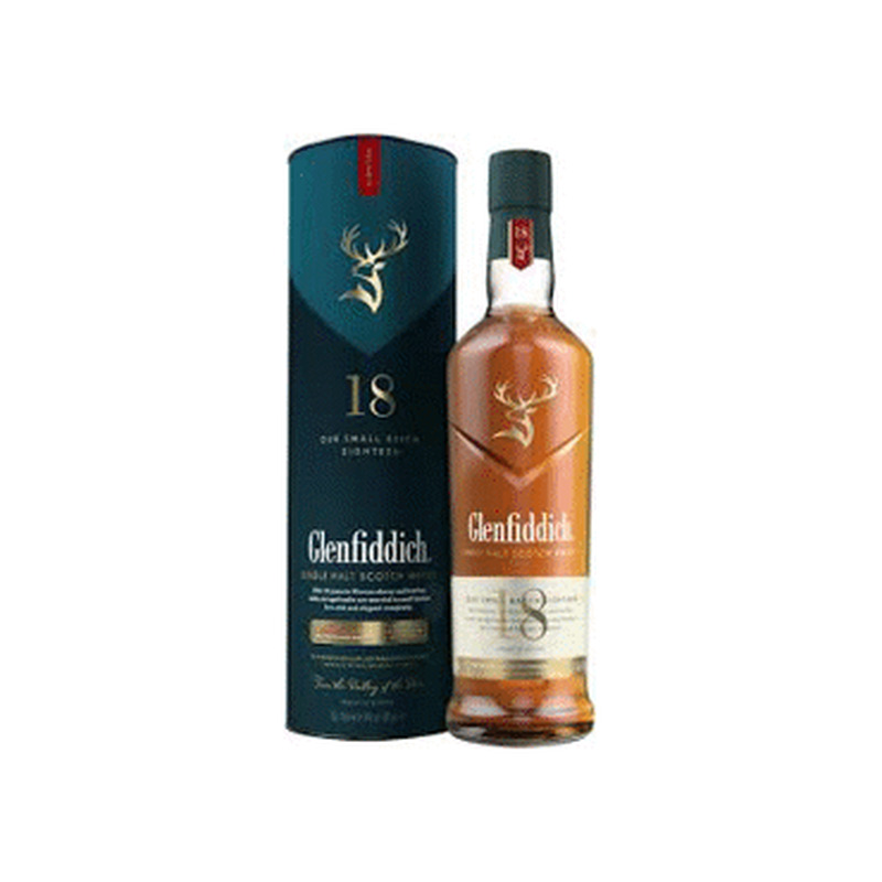 Whisky GLENFIDDICH 18YO 40% 700ml tuub