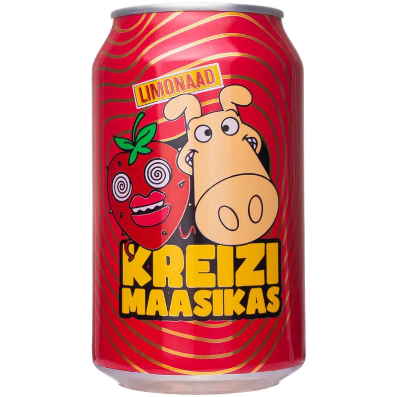 Limonaad Kreizi Maasikas 330 ml
