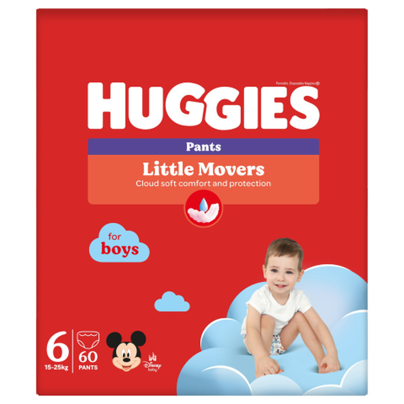 Huggies Püksmähkmed Pants 6 Box Boy 15-25Kg 60Tk