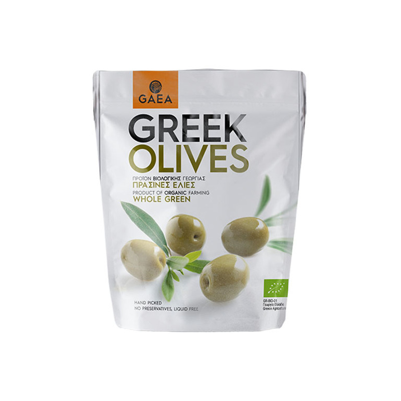 Orgaanilised rohelised oliivid, GAEA, 150g