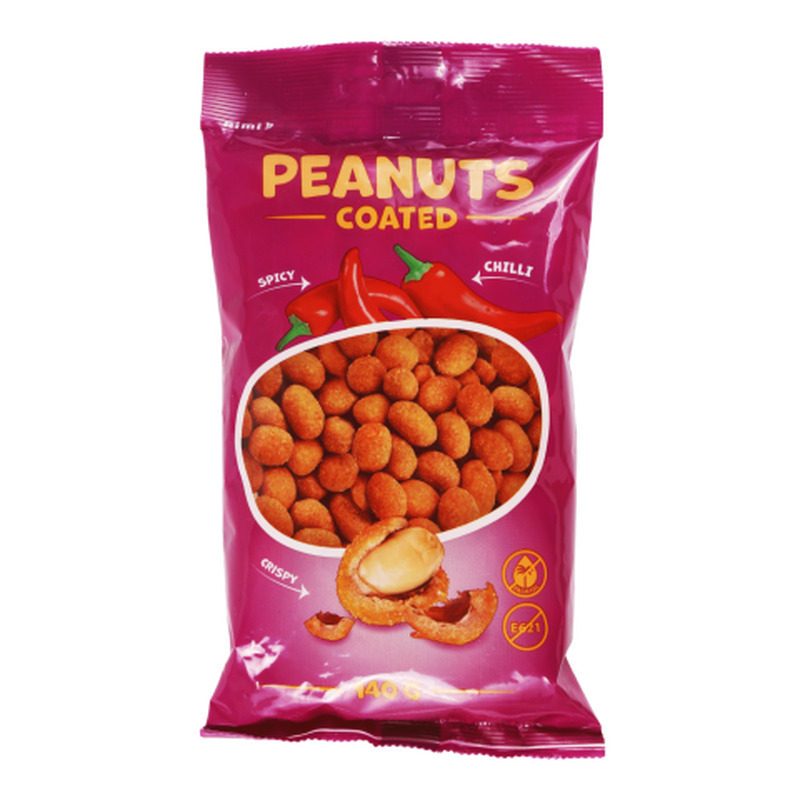 Krõbedas koores maapähklid, tšillipipra maitsega Rimi 140g