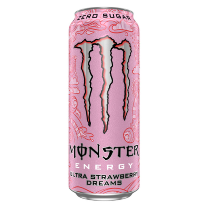 MONSTER Energiajook Ultra Strawberry 0,5l (purk)