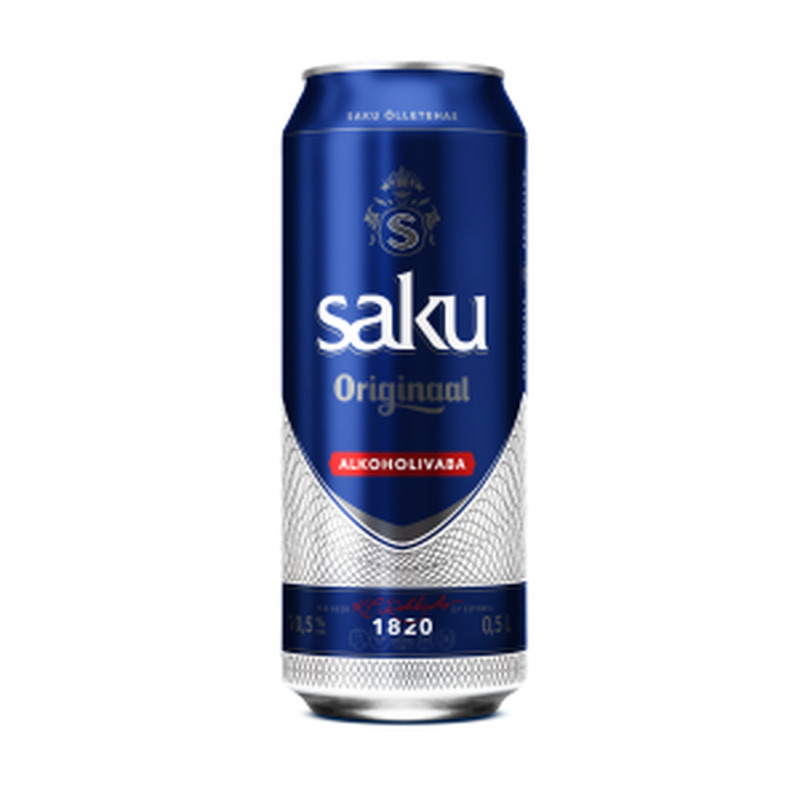Originaal Alkoholivaba purk, SAKU, 500 ml