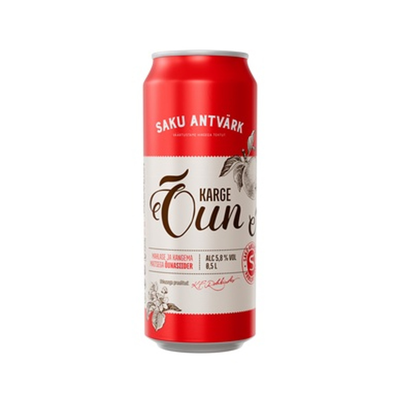 SAKU Siider Antvärk Karge Õun 5,8% 50cl (purk)