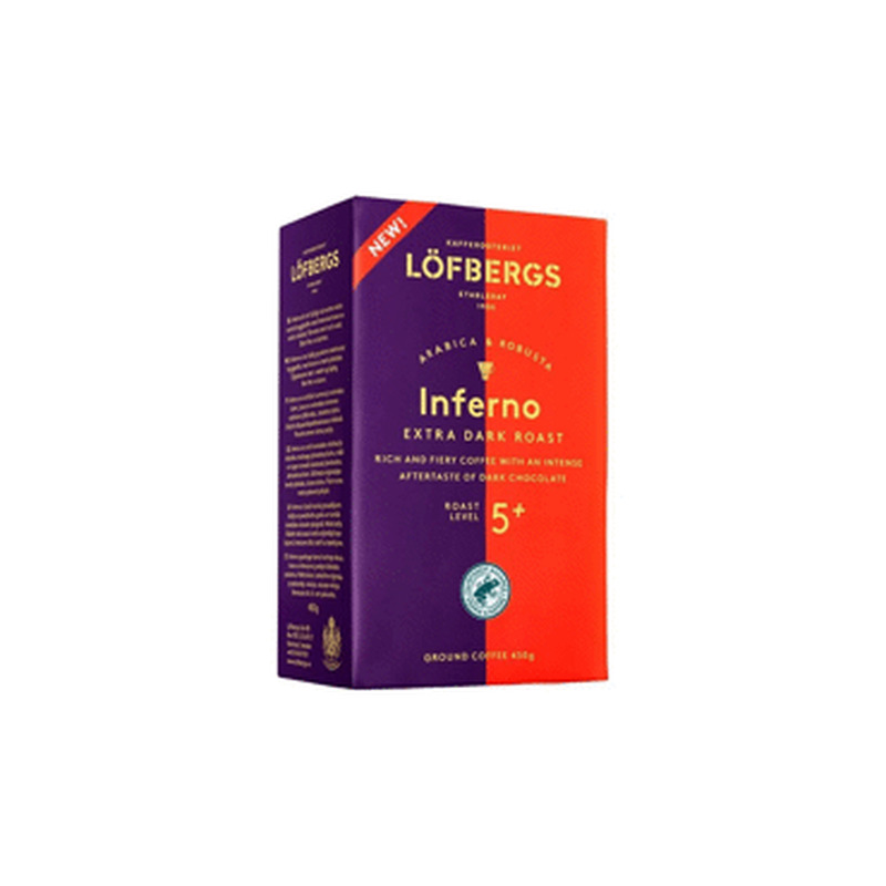 Jahvatatud kohv LÖFBERGS Inferno 450g
